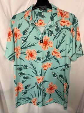 Bad Birdie Never Lei Up men’s Golf Polo
